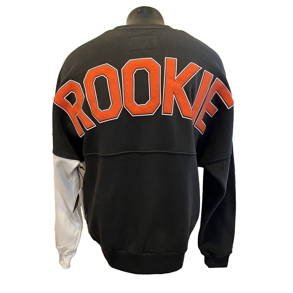 Spirit Jersey New York Rookie Sweatshirt Unisex Medium Black/White Streetwear